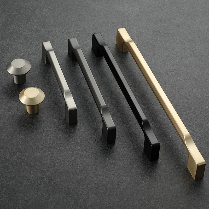 High End Quality Zinc or Aluminum For Kitchen Furniture Cabinet Handles Wardrobe Drawer Handle