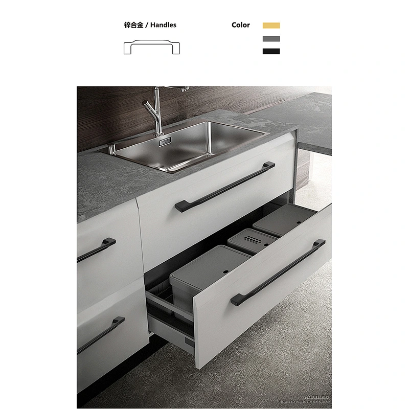 High End Quality Zinc or Aluminum For Kitchen Furniture Cabinet Handles Wardrobe Drawer Handle